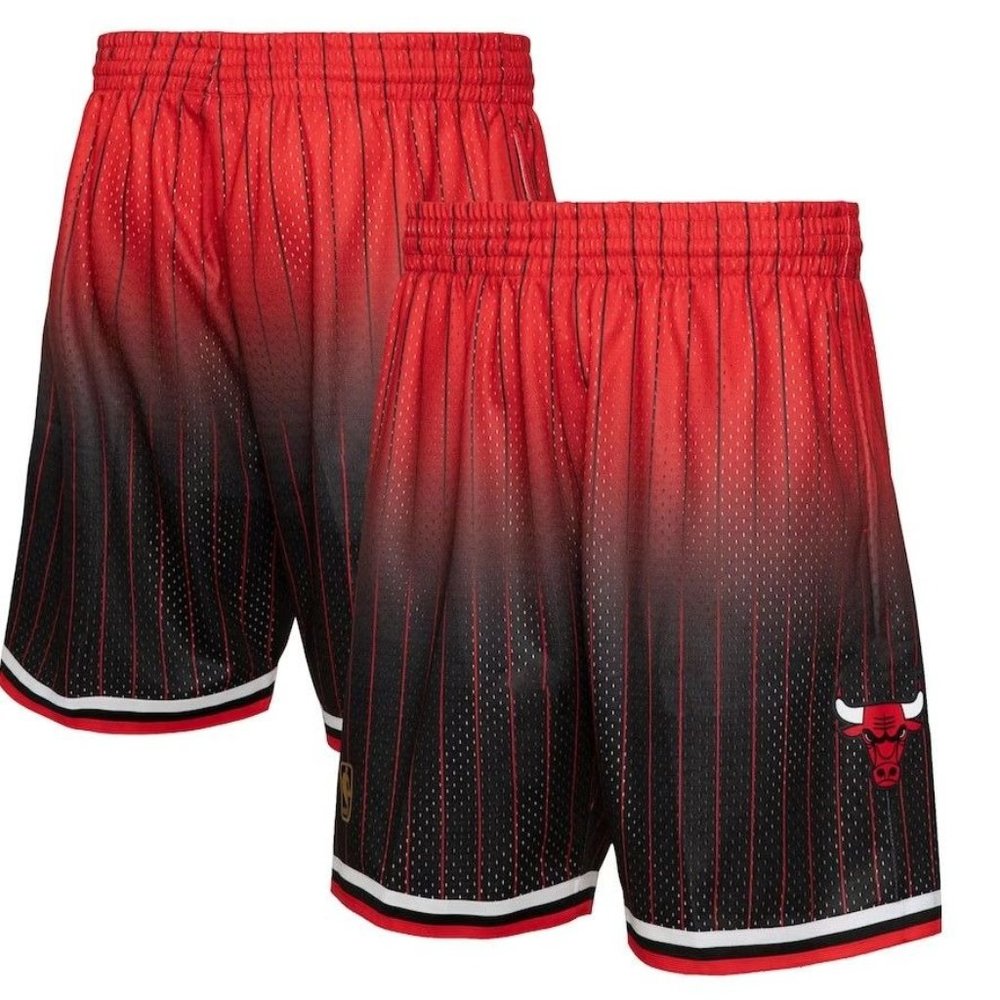 Mitchell & Ness Chicago Bulls 1995/96 Hardwood Classics Fadeaway Swingman Shorts
